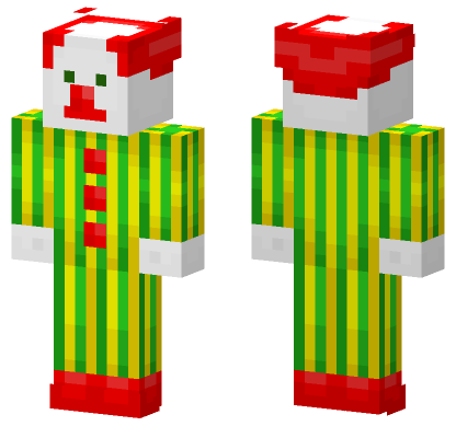 Clown 37 Minecraft Bedrock skin