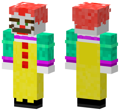 Clown Skin Minecraft Bedrock skin