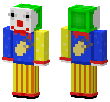 Clown Skin Minecraft Bedrock skin