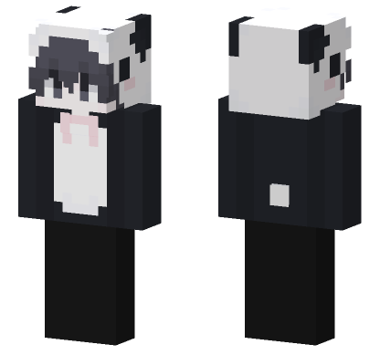 Comgrll 7031526 Panda Outfit Minecraft Bedrock skin