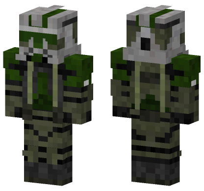 Commander Gree Skin Minecraft Bedrock skin