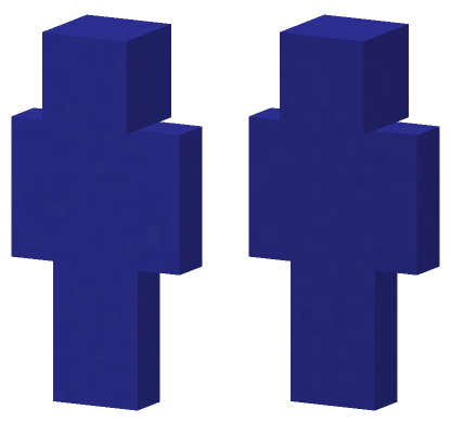 Concrete Blue Minecraft Bedrock skin