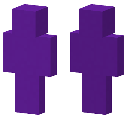 Concrete Purple Minecraft Bedrock skin