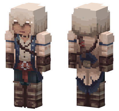 Connor Kenway Assassin S Creed III Minecraft Bedrock skin
