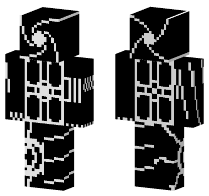 Contrast Man 4130483 Minecraft Bedrock skin