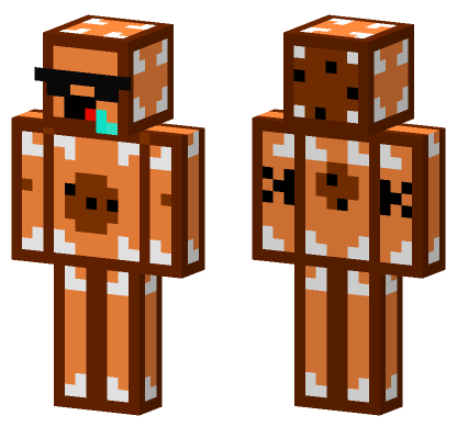 Cookie Guy Skin Minecraft Bedrock skin