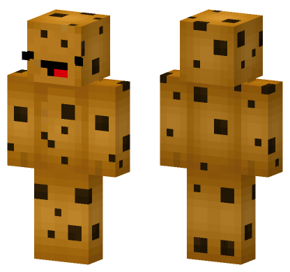 Cookie Monster Skin Minecraft Bedrock skin