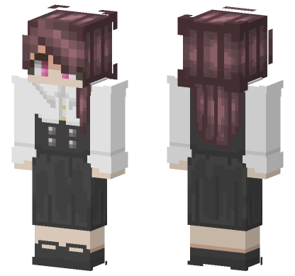 Cool Gal Minecraft Bedrock skin