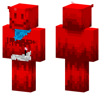 Coolk1dd Red Outfit Minecraft Bedrock skin