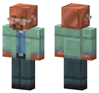 Copper Golem Skin Minecraft Bedrock skin