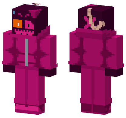 Corrupted Whitty Minecraft Bedrock skin
