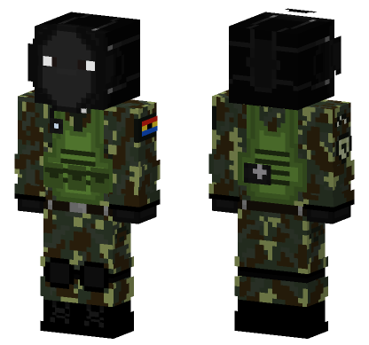 Corto Maltese Soldier Variation 4 Minecraft Bedrock skin