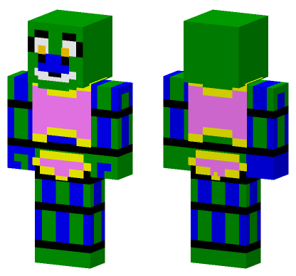 Cory The Crocodile Minecraft Bedrock skin