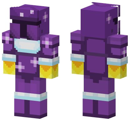 Cosmic Knight Minecraft Bedrock skin