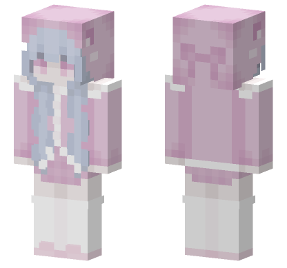 Cotton Candy Outfit Minecraft Bedrock skin