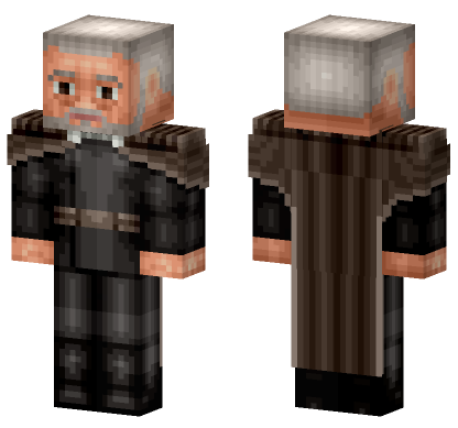 Count Dooku Star Wars Minecraft Bedrock skin