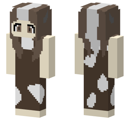 Cow Chan Dangoheart Minecraft Bedrock skin