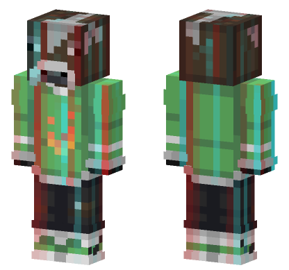 Cow Skin Minecraft Bedrock skin