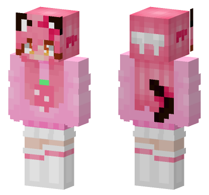Cozy Kawaii Chan Minecraft Bedrock skin