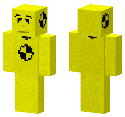 Crash Test Dummie Steve Minecraft Bedrock skin