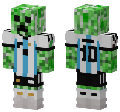 Creeper 3 Minecraft Bedrock skin