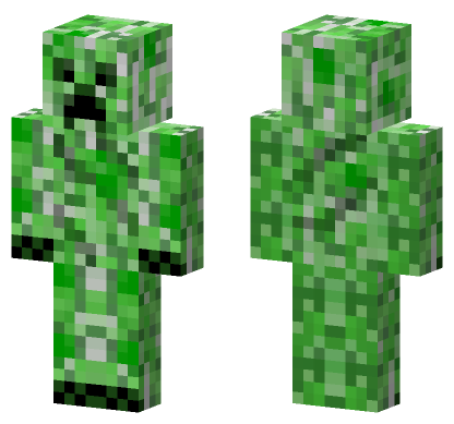 Creeper Man Minecraft Bedrock skin