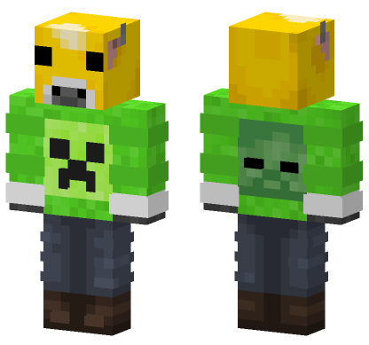 Creeper Moobloom Minecraft Bedrock skin