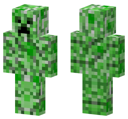 Creeper Skin Minecraft Bedrock skin