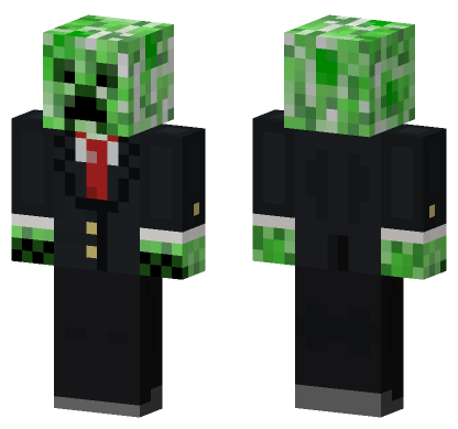 Creeper Suit Minecraft Bedrock skin