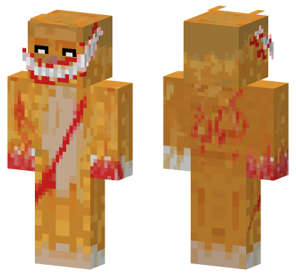 Creepy Smile Cat Minecraft Bedrock skin