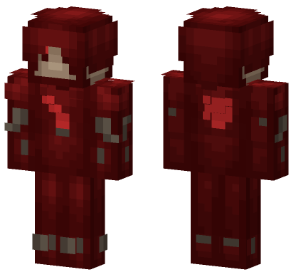 Crimson Assassin Minecraft Bedrock skin