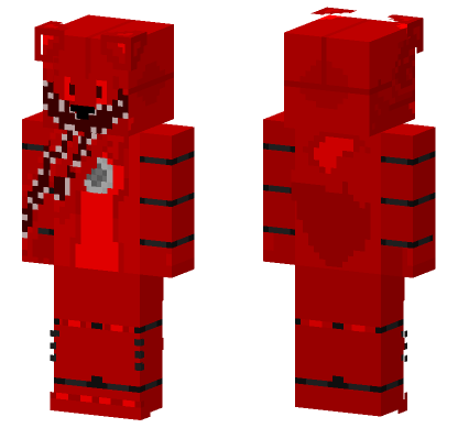 Crimson Fox Skin Minecraft Bedrock skin