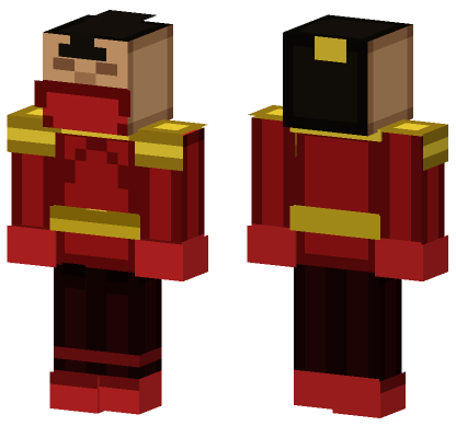 Crimson Ronin Minecraft Bedrock skin