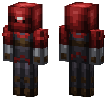 Crimson Shadow Archer Minecraft Bedrock skin