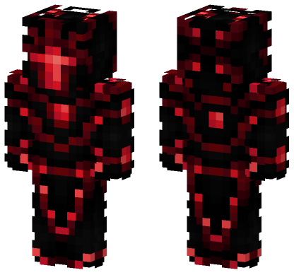 Crimson Tech Skin Minecraft Bedrock skin