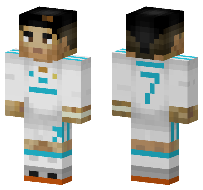 Cristiano Ronaldo Skin Minecraft Bedrock skin