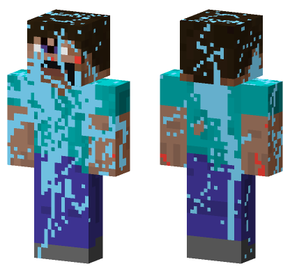 Crybaby Steve Bedrock Minecraft Bedrock skin