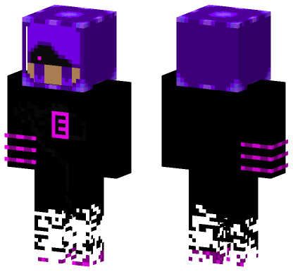 Crying Ender Ghost Minecraft Bedrock skin