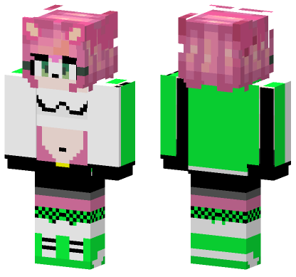 Crystal Rose Amiga De Fabian Ty Minecraft Bedrock skin