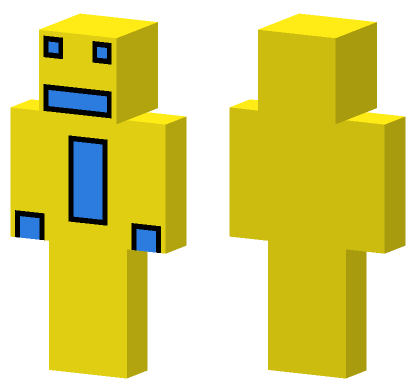Cube Geometry Dash Skin Minecraft Bedrock skin