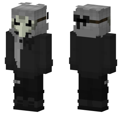 Cunner Black Suit Minecraft Bedrock skin