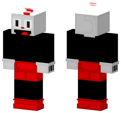 Cuphead Minecraft Bedrock skin
