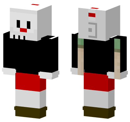 Cuphead Don't Deal With The Devil Minecraft Bedrock skin