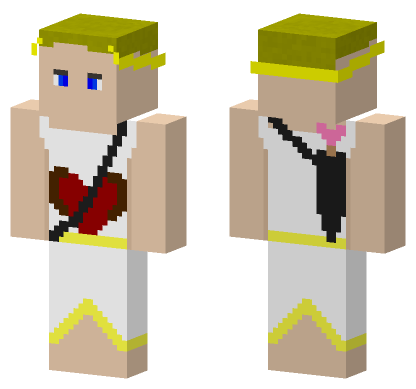 Cupid With Pink Arrow Minecraft Bedrock skin