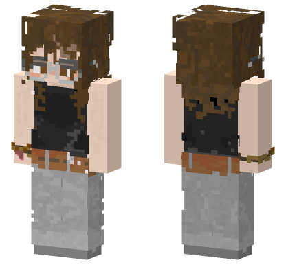 Curly Hair 6929220 Minecraft Bedrock skin