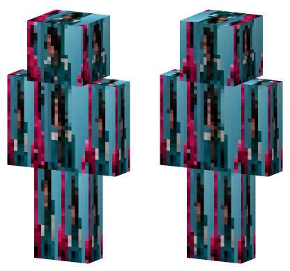 Cursed Squid Game Skin Minecraft Bedrock skin