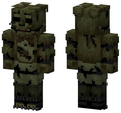 Custom Springtap Skin Minecraft Bedrock skin