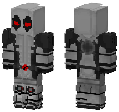 Custom X Force Deadpool Minecraft Bedrock skin