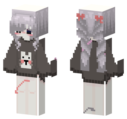 Cute Anchor Sweater Girl Minecraft Bedrock skin