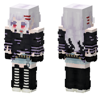 Cute Bandage Girl Minecraft Bedrock skin